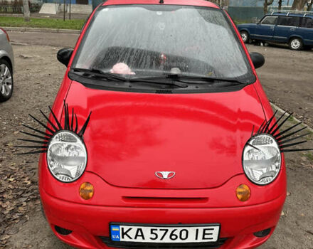 Красный Дэу Матиз, объемом двигателя 0.8 л и пробегом 46 тыс. км за 3196 $, фото 1 на Automoto.ua