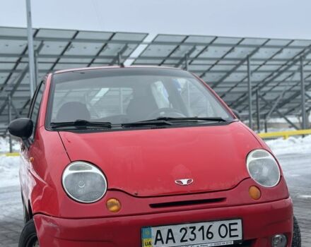 Красный Дэу Матиз, объемом двигателя 0.8 л и пробегом 160 тыс. км за 2100 $, фото 1 на Automoto.ua