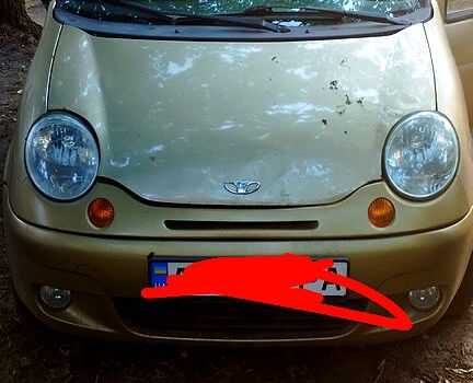 Дэу Матиз, объемом двигателя 0.8 л и пробегом 220 тыс. км за 2000 $, фото 1 на Automoto.ua