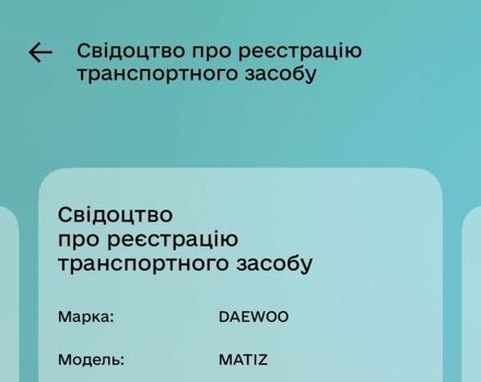 Деу Матіз, об'ємом двигуна 0.8 л та пробігом 75 тис. км за 3200 $, фото 1 на Automoto.ua