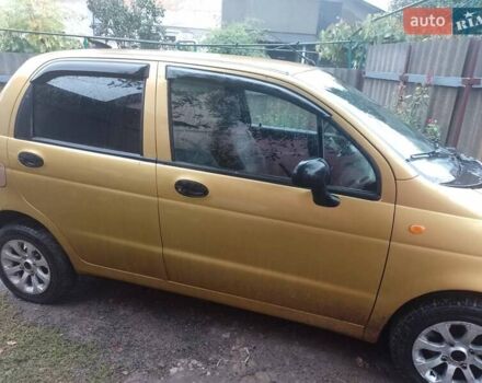 Жовтий Деу Матіз, об'ємом двигуна 0.8 л та пробігом 176 тис. км за 1500 $, фото 3 на Automoto.ua