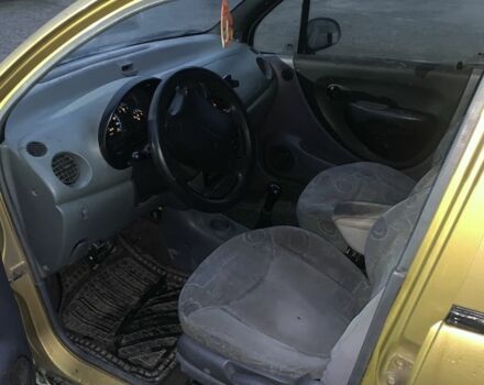Жовтий Деу Матіз, об'ємом двигуна 0.8 л та пробігом 200 тис. км за 1585 $, фото 5 на Automoto.ua
