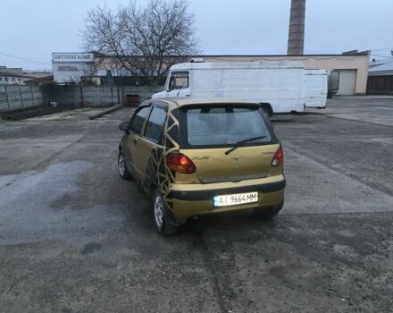 Жовтий Деу Матіз, об'ємом двигуна 0.8 л та пробігом 200 тис. км за 1585 $, фото 3 на Automoto.ua