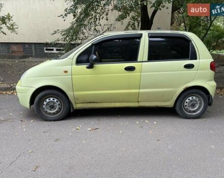 Желтый Дэу Матиз, объемом двигателя 0.8 л и пробегом 84 тыс. км за 2000 $, фото 1 на Automoto.ua