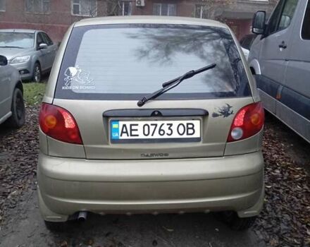 Желтый Дэу Матиз, объемом двигателя 0.8 л и пробегом 89 тыс. км за 3200 $, фото 3 на Automoto.ua