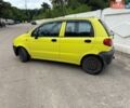 Желтый Дэу Матиз, объемом двигателя 0.8 л и пробегом 132 тыс. км за 1700 $, фото 3 на Automoto.ua