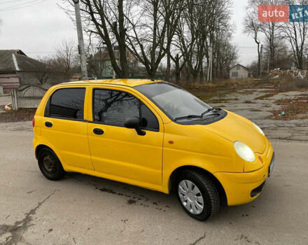 Жовтий Деу Матіз, об'ємом двигуна 0.8 л та пробігом 210 тис. км за 1650 $, фото 4 на Automoto.ua