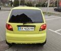 Желтый Дэу Матиз, объемом двигателя 0.8 л и пробегом 132 тыс. км за 2750 $, фото 6 на Automoto.ua