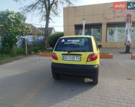 Желтый Дэу Матиз, объемом двигателя 0.8 л и пробегом 178 тыс. км за 1950 $, фото 4 на Automoto.ua