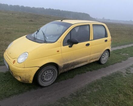 Жовтий Деу Матіз, об'ємом двигуна 0.8 л та пробігом 198 тис. км за 600 $, фото 1 на Automoto.ua