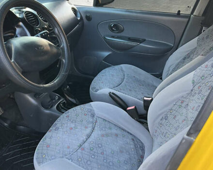 Жовтий Деу Матіз, об'ємом двигуна 0.8 л та пробігом 90 тис. км за 2799 $, фото 14 на Automoto.ua