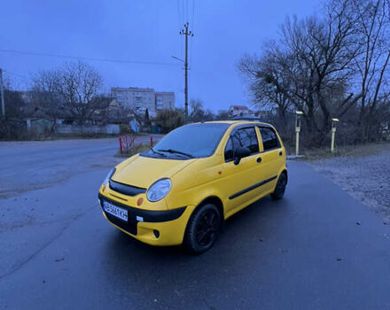 Желтый Дэу Матиз, объемом двигателя 0.8 л и пробегом 93 тыс. км за 2999 $, фото 3 на Automoto.ua