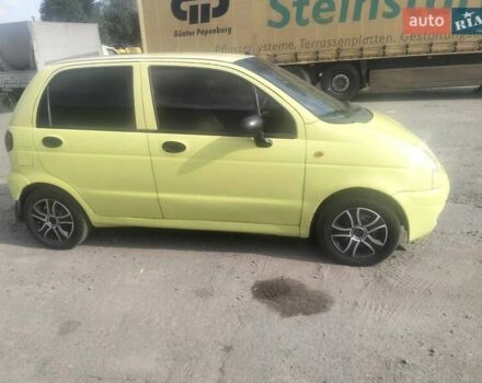 Желтый Дэу Матиз, объемом двигателя 0.8 л и пробегом 170 тыс. км за 3500 $, фото 2 на Automoto.ua
