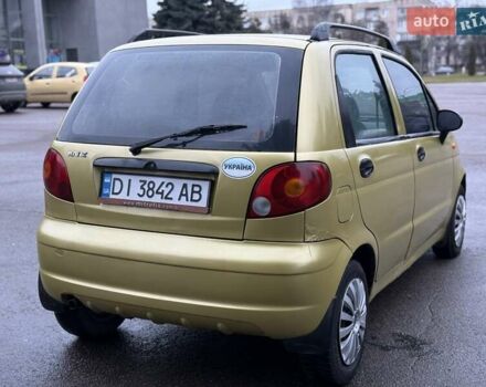 Желтый Дэу Матиз, объемом двигателя 0.8 л и пробегом 115 тыс. км за 1950 $, фото 15 на Automoto.ua