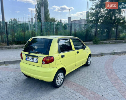 Желтый Дэу Матиз, объемом двигателя 0.8 л и пробегом 113 тыс. км за 2200 $, фото 6 на Automoto.ua