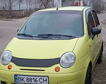 Желтый Дэу Матиз, объемом двигателя 0.8 л и пробегом 85 тыс. км за 2800 $, фото 2 на Automoto.ua