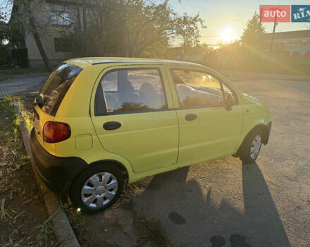 Жовтий Деу Матіз, об'ємом двигуна 0.8 л та пробігом 140 тис. км за 1500 $, фото 1 на Automoto.ua