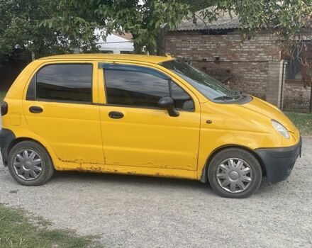 Жовтий Деу Матіз, об'ємом двигуна 0.8 л та пробігом 118 тис. км за 1250 $, фото 3 на Automoto.ua