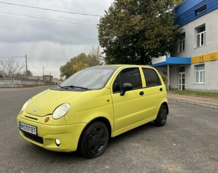 Желтый Дэу Матиз, объемом двигателя 0.8 л и пробегом 115 тыс. км за 2400 $, фото 1 на Automoto.ua