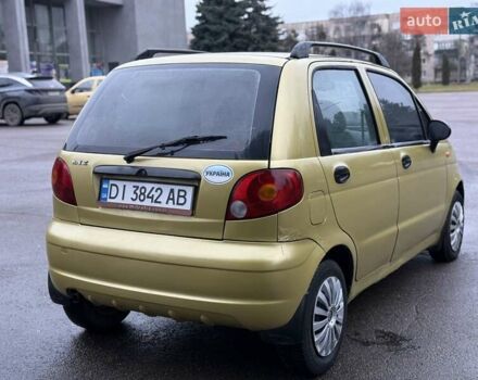 Желтый Дэу Матиз, объемом двигателя 0.8 л и пробегом 115 тыс. км за 1950 $, фото 14 на Automoto.ua