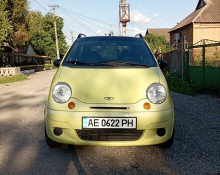 Желтый Дэу Матиз, объемом двигателя 0.8 л и пробегом 125 тыс. км за 3300 $, фото 1 на Automoto.ua