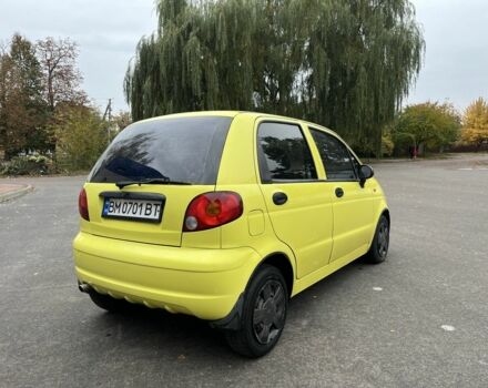 Желтый Дэу Матиз, объемом двигателя 0.8 л и пробегом 115 тыс. км за 2400 $, фото 6 на Automoto.ua