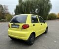 Желтый Дэу Матиз, объемом двигателя 0.8 л и пробегом 115 тыс. км за 2400 $, фото 6 на Automoto.ua