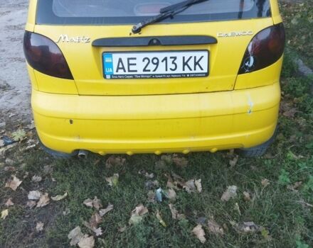 Жовтий Деу Матіз, об'ємом двигуна 0.8 л та пробігом 172 тис. км за 1500 $, фото 6 на Automoto.ua
