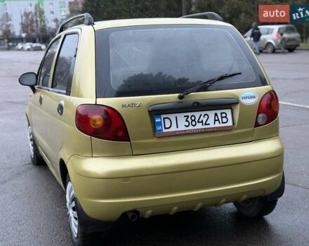 Желтый Дэу Матиз, объемом двигателя 0.8 л и пробегом 115 тыс. км за 1950 $, фото 19 на Automoto.ua
