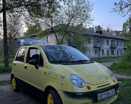 Желтый Дэу Матиз, объемом двигателя 0.8 л и пробегом 256 тыс. км за 1900 $, фото 7 на Automoto.ua
