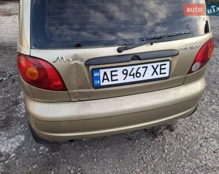 Жовтий Деу Матіз, об'ємом двигуна 0.8 л та пробігом 100 тис. км за 2700 $, фото 4 на Automoto.ua
