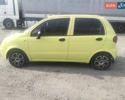 Жовтий Деу Матіз, об'ємом двигуна 0.8 л та пробігом 170 тис. км за 3150 $, фото 4 на Automoto.ua