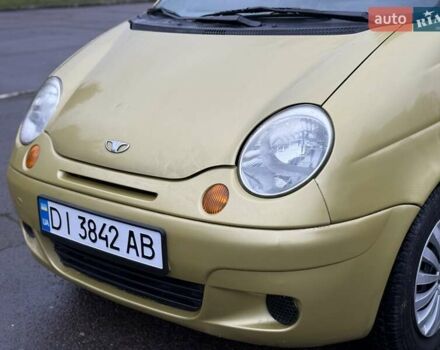 Желтый Дэу Матиз, объемом двигателя 0.8 л и пробегом 115 тыс. км за 1950 $, фото 3 на Automoto.ua