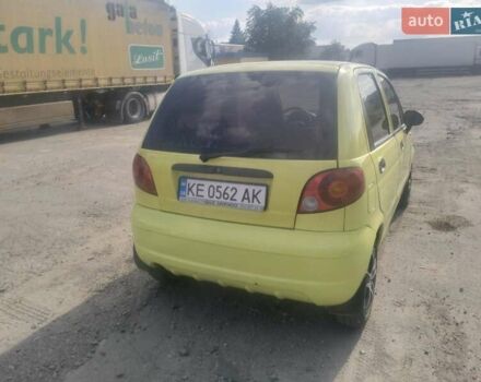 Желтый Дэу Матиз, объемом двигателя 0.8 л и пробегом 170 тыс. км за 3500 $, фото 3 на Automoto.ua