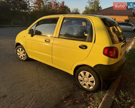 Жовтий Деу Матіз, об'ємом двигуна 0.8 л та пробігом 140 тис. км за 1500 $, фото 2 на Automoto.ua