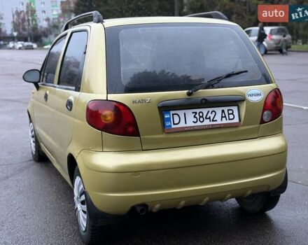 Желтый Дэу Матиз, объемом двигателя 0.8 л и пробегом 115 тыс. км за 1950 $, фото 18 на Automoto.ua