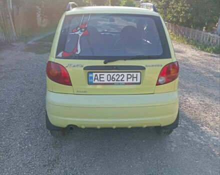 Желтый Дэу Матиз, объемом двигателя 0.8 л и пробегом 125 тыс. км за 3300 $, фото 4 на Automoto.ua