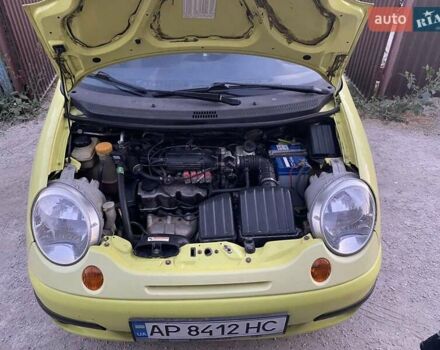 Желтый Дэу Матиз, объемом двигателя 0.8 л и пробегом 146 тыс. км за 2900 $, фото 5 на Automoto.ua