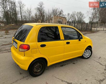 Жовтий Деу Матіз, об'ємом двигуна 0.8 л та пробігом 210 тис. км за 1650 $, фото 5 на Automoto.ua