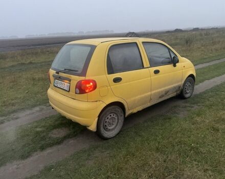 Жовтий Деу Матіз, об'ємом двигуна 0.8 л та пробігом 198 тис. км за 600 $, фото 2 на Automoto.ua
