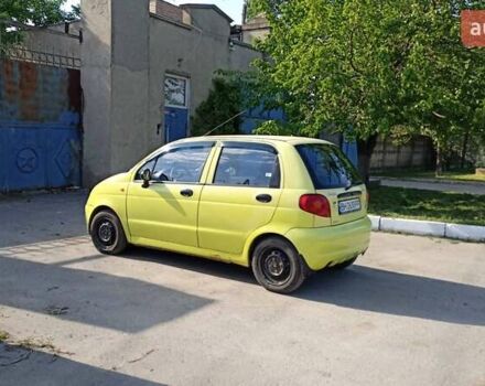 Желтый Дэу Матиз, объемом двигателя 0.8 л и пробегом 260 тыс. км за 1900 $, фото 2 на Automoto.ua