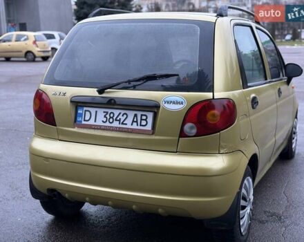 Желтый Дэу Матиз, объемом двигателя 0.8 л и пробегом 115 тыс. км за 1950 $, фото 16 на Automoto.ua