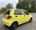 Желтый Дэу Матиз, объемом двигателя 0.8 л и пробегом 115 тыс. км за 2400 $, фото 7 на Automoto.ua