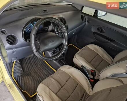 Жовтий Деу Матіз, об'ємом двигуна 0.8 л та пробігом 90 тис. км за 3200 $, фото 5 на Automoto.ua