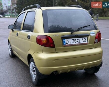 Желтый Дэу Матиз, объемом двигателя 0.8 л и пробегом 115 тыс. км за 1950 $, фото 20 на Automoto.ua