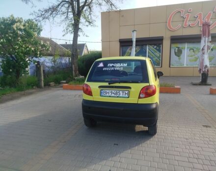 Жовтий Деу Матіз, об'ємом двигуна 0.8 л та пробігом 178 тис. км за 1999 $, фото 3 на Automoto.ua