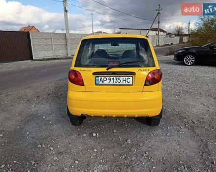 Жовтий Деу Матіз, об'ємом двигуна 1 л та пробігом 169 тис. км за 2300 $, фото 4 на Automoto.ua