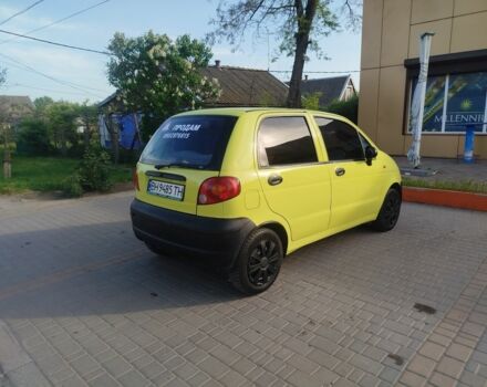 Жовтий Деу Матіз, об'ємом двигуна 0.8 л та пробігом 178 тис. км за 1999 $, фото 4 на Automoto.ua