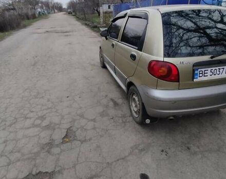 Желтый Дэу Матиз, объемом двигателя 1 л и пробегом 154 тыс. км за 2700 $, фото 4 на Automoto.ua