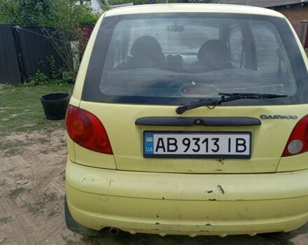 Жовтий Деу Матіз, об'ємом двигуна 0.8 л та пробігом 150 тис. км за 1081 $, фото 1 на Automoto.ua